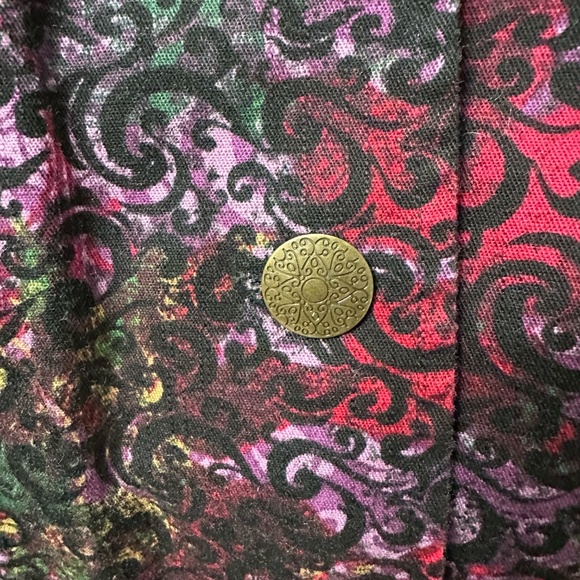 Christopher & Banks Stretch Denim Style Crop Jacket Sz. Small EUC Pit-Pit 18.5" - Picture 3 of 11